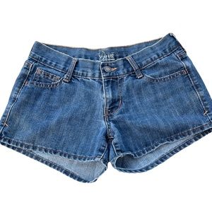 Old Navy Diva Jean Shorts Size 0